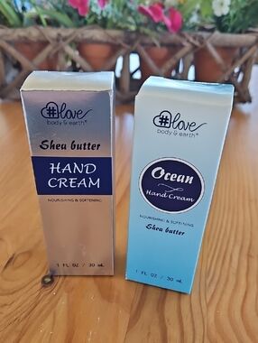 NIB Love Body & Earth Hand Cream